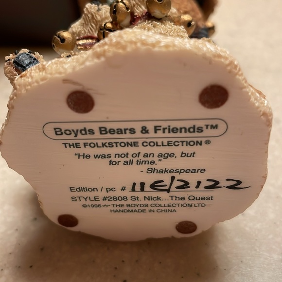 Boyd’s Bear St Nick The Quest Baby Bears - Picture 6 of 7